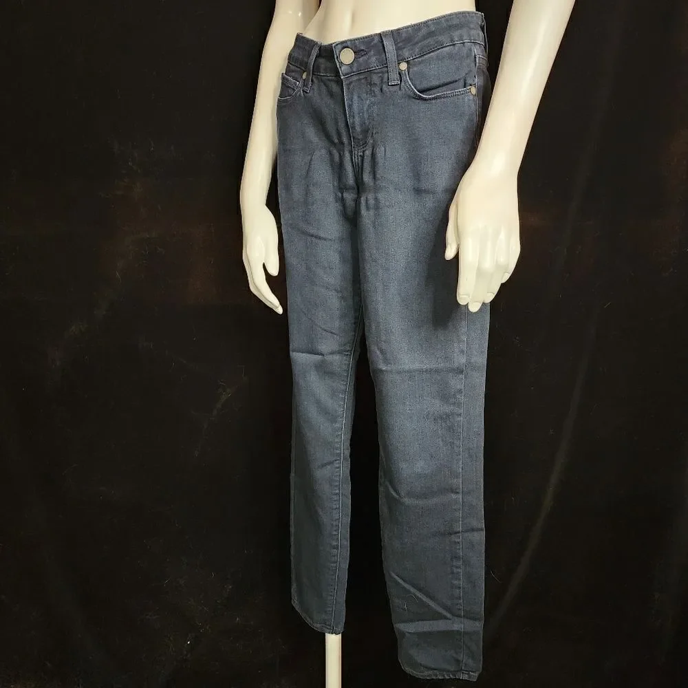 Paige Verdugo Ankle Dark Wash Blue Jeans (26) - Picture 2 of 8